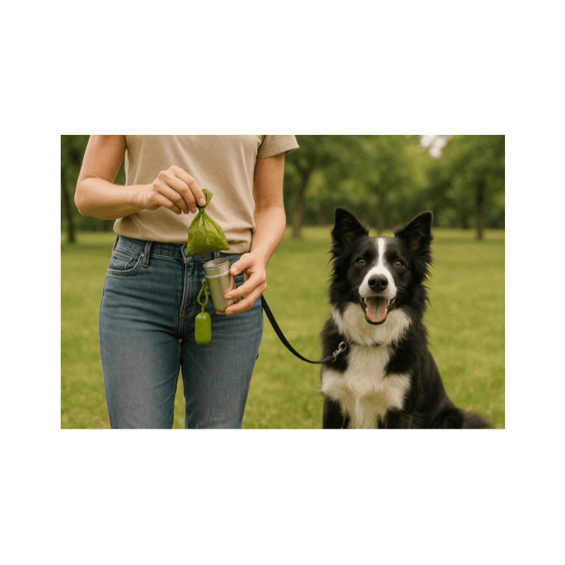 Sacchetti Rinforzati per Rifiuti di Animali con Impronta di Zampa – Impermeabili e Inodori, Polietilene, Perfetti per Pulire le Feci del Cane | Design Divertente | Materiale Anti-Perdite, Sacchetti per Rifiuti Canini