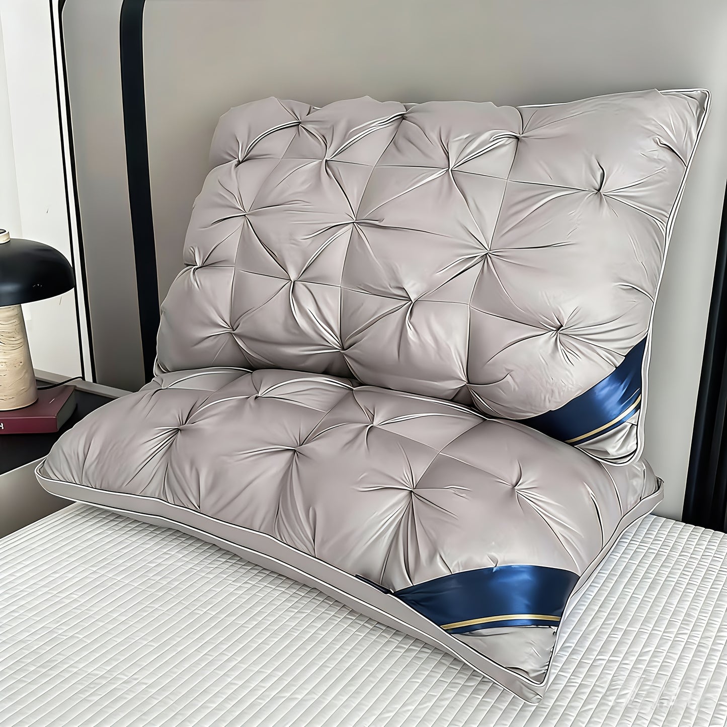 Cuscino di lusso 4/2/1 di qualità alberghiera a cinque stelle, cuscino di supporto per la colonna cervicale per un sonno profondo, cuscino per biancheria da letto per la casa sana, adatto per camper, soggiorni, camere da letto, decorazione domestica squis