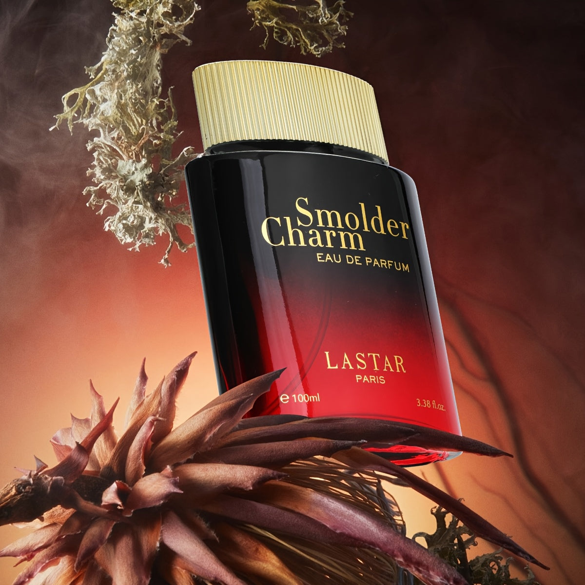 LASTAR Colonia Uomo Ambery e Speziata, Eau De Parfum Intenso con Accordo di Toffee e Legno d'Ambra, Fonde il Cardamomo Vibrante con Accordi di Toffee, Infuso con Legno d'Ambra, Fragranza Elegante e Potente di Lunga Durata. 100ml, Regalo per Natale/Capodan