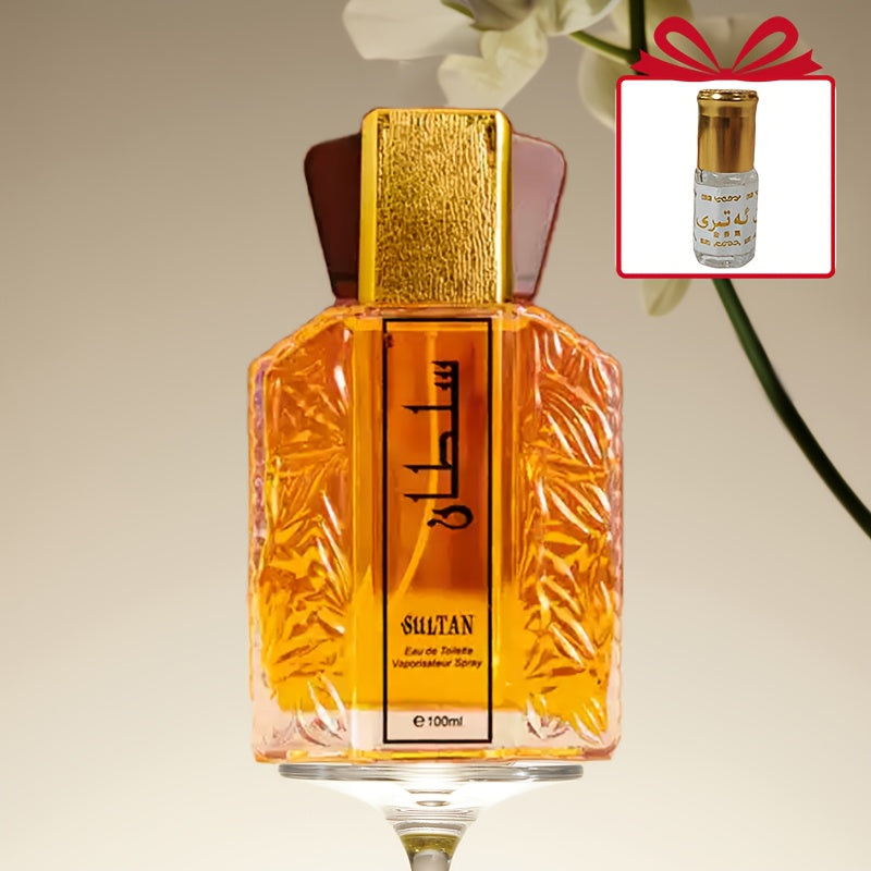 100ml+3ml, Profumo Floreale Legnoso da Uomo, Profumo da Uomo, Profumo Romantico a Lunga Durata, Bellamente Designato, Forma Unica, Regali di Festa, Adatto per il Lavoro Quotidiano