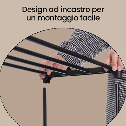 Scarpiera a 10 Ripiani, Armadio Aperto per Scarpe, Scaffale per Scarpe Autoportante, Alto e Stretto, Portascarpe, Conservazione Scarpe, in Metallo, Salvaspazio, Facile da Montare, Portatile, per Casa in Affitto, Ingresso, Corridoio, Camera da Letto, Uffic