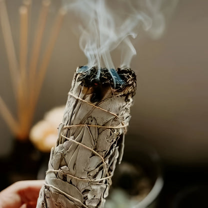 1 Set di Incenso Contiene Rosmarino, Lavanda, Bastoncini di Artemisia e Salvia per Purificazione Energetica, Regalo Combinato per la Pulizia della Casa e Meditazione, Decorazione Domestica, Perfetto per il Ringraziamento