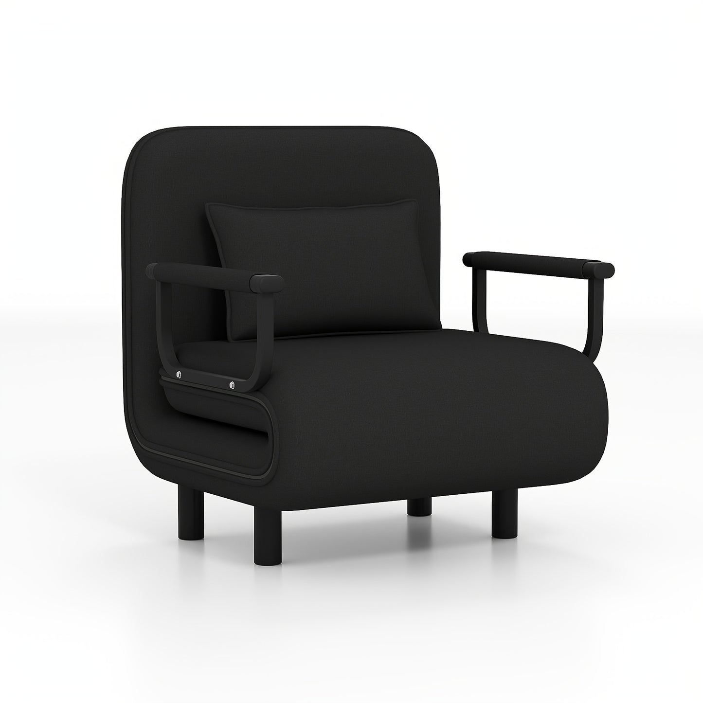 Fabulcozy Sedia da Ufficio Divano - Stile Moderno, Schienale Regolabile a 5 Livelli, con Poggiatesta e Cuscino Confortevole, Adatto per Lounge/Ufficio, Nero Grigio Marrone Verde Giallo Blu Marrone
