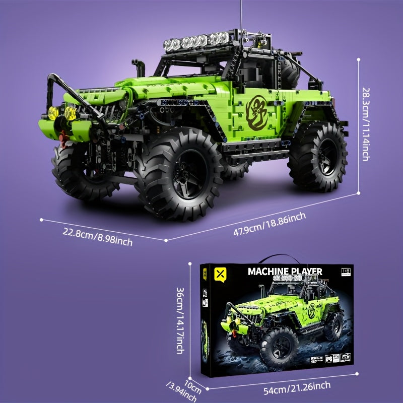 2618 pezzi 1:8 Super Gruppo Meccanico Cyberpunk Vento Esplosione Cambio Auto Classica Retrò Costruita con Blocchi da Assemblare, Giunzione Semplice e Buona Operatività, Prima Scelta per Regali Festivi