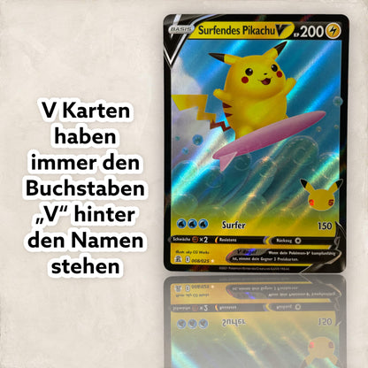 Originali Pokémon 3 V Card diverse in inglese, composte da V, VMAX, VSTAR o GX Carte Rare GARANTITE dai set attuali