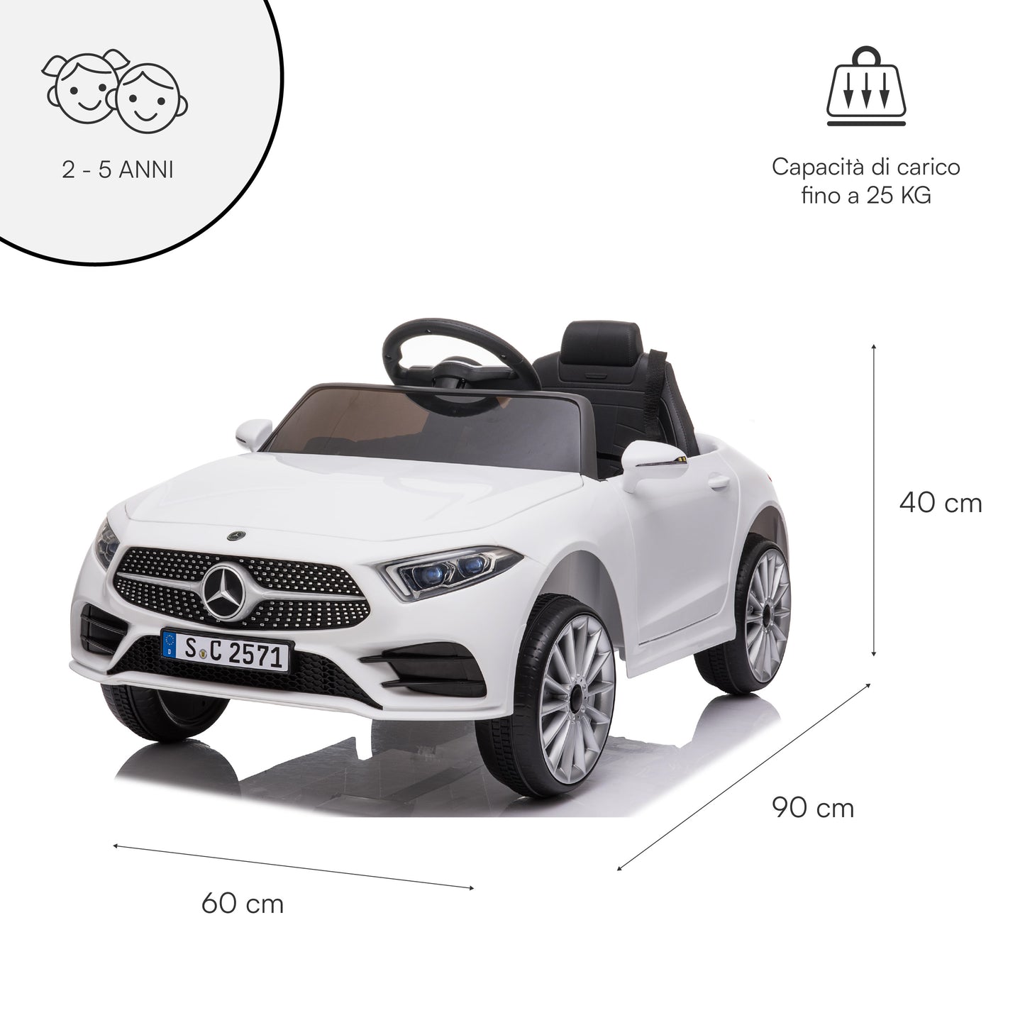 Baroni Toys Auto Macchina Elettrica per Bambini Audi R8 Sport, 12V Con MP3, Macchina telecomandata Full Optional, sedile in Eco pelle, porte apribili, Velocità 3-5 km/h, con Telecomando