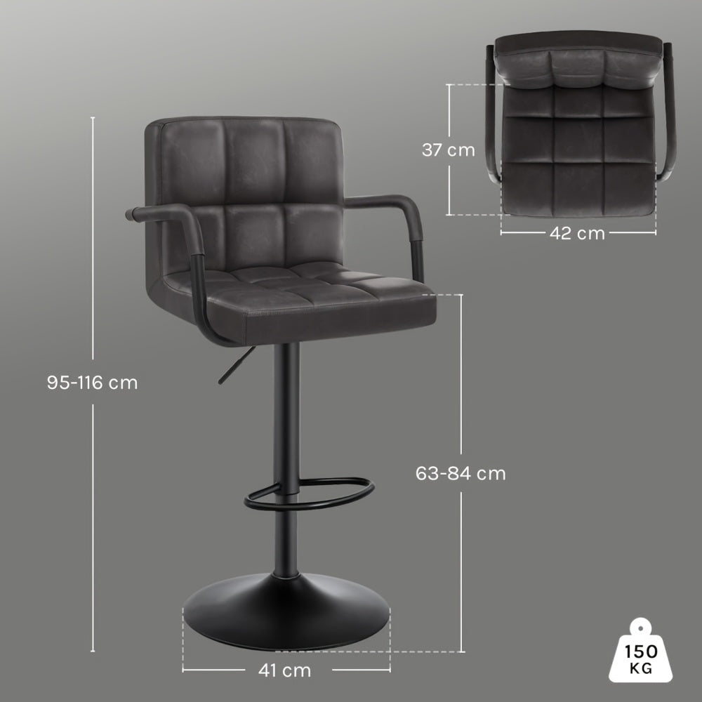 Sgabelli da bar, sgabello da bar girevole a 360° con altezza regolabile, sedia da reception, sgabelli da bancone moderni con schienale e poggiapiedi, sgabelli da bar ad altezza bancone, adatti per ufficio, bar, cucina, sala da pranzo, per regalo, regalo p