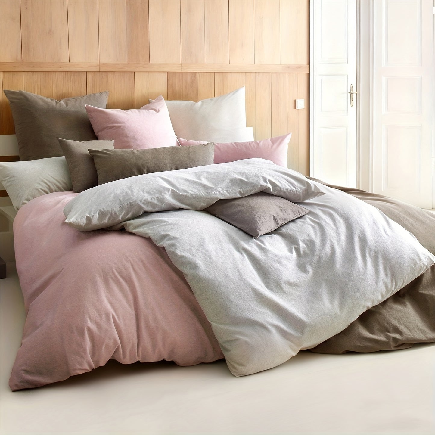 Set copripiumino in flanella di di alta qualità, copripiumino e federa 100%, regalo di Natale, copripiumino invernale confortevole, tecnologia a setole morbide 135 X 200 cm