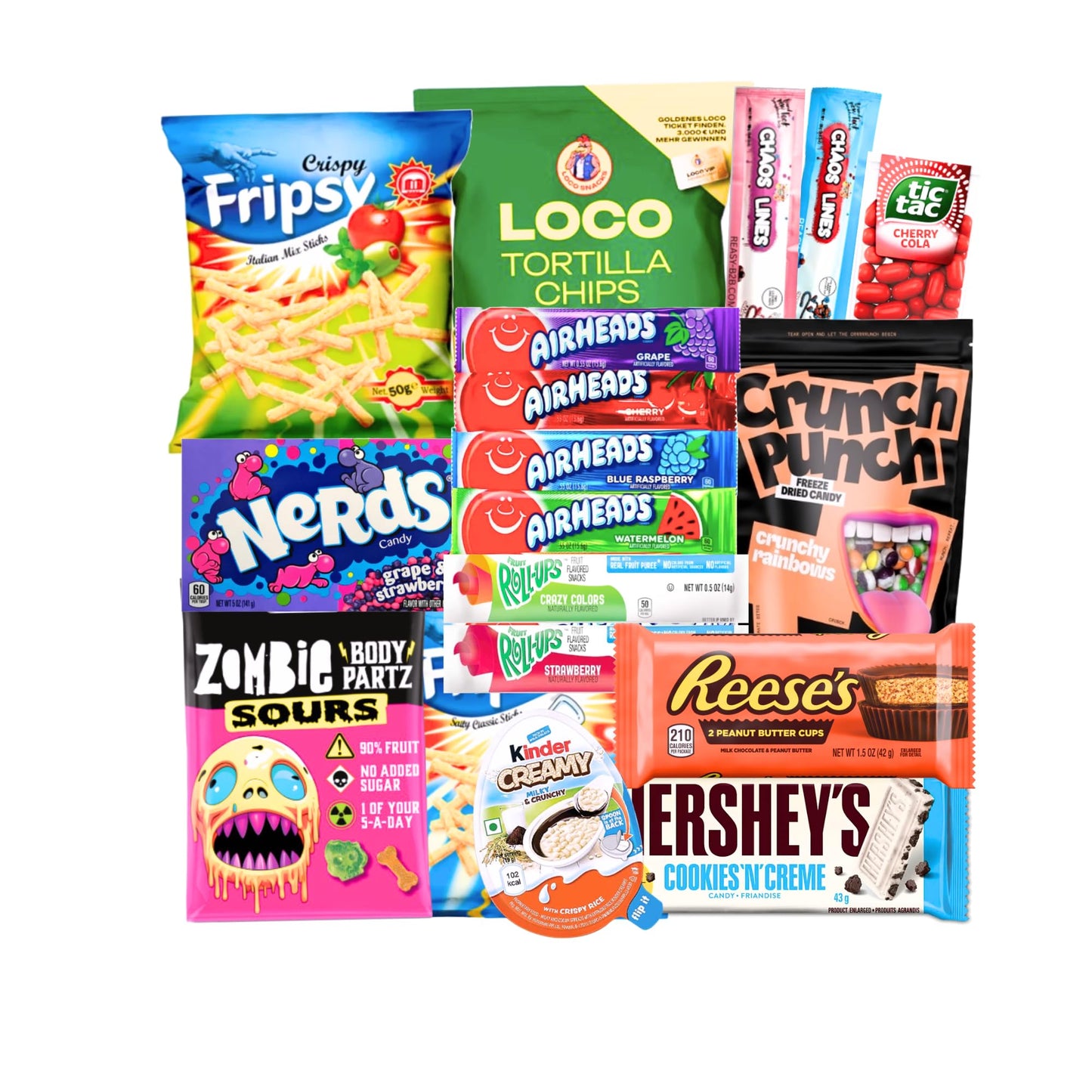 Scatola di Snack Super Americani Dolci | 10 pezzi | Importazione USA | Scatola Piena di Prodotti di Tendenza | Regalo per Compleanni e Ogni Occasione