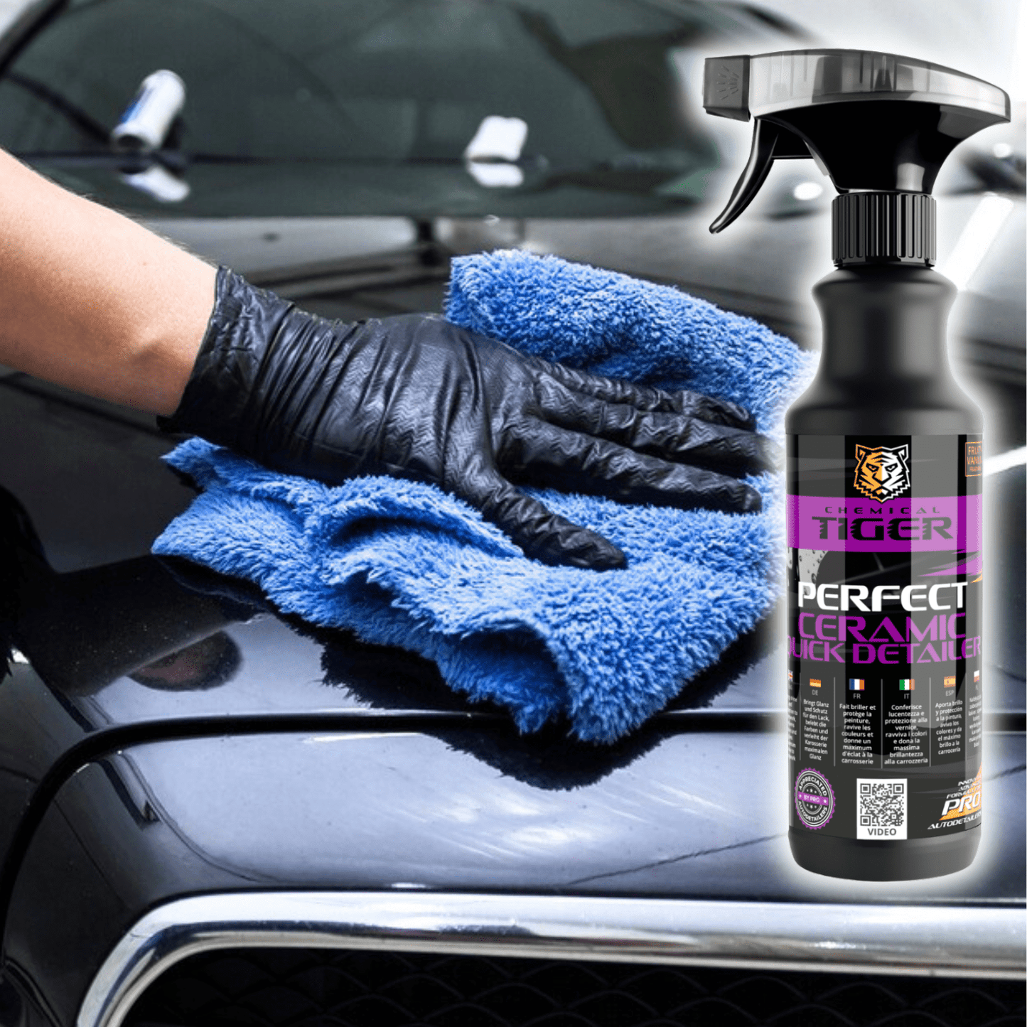 Ceramic Quick Detailer per Vernice: Lucidità, Profondità, Protezione – 500 ml
