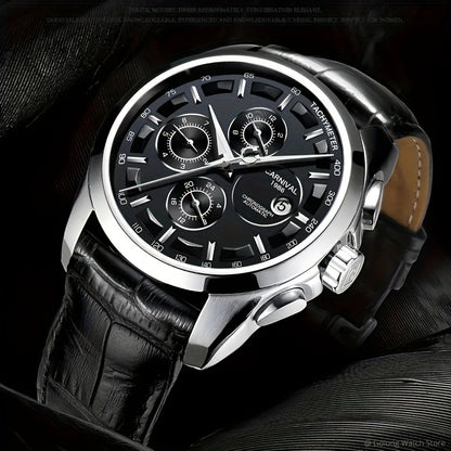 [I&W CARNIVAL] Orologio Meccanico Automatico Multifunzione Uomo, Orologio Sportivo alla Moda con Calendario e Impermeabile fino a 30m