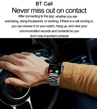 Smartwatch 2026 Nuovo: Display AMOLED Grande da 5,18 cm, Batteria a Lunga Durata da 530 mAh, Chiamata BT 5.3, Modalità Multi-Sport, Assistente Vocale, SOS, Monitoraggio Mestruale, Previsioni Meteo, Orologio Fitness per Android & IOS, Regalo Ideale per la