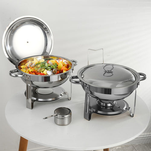 Buffet in Acciaio Inossidabile, Piastra Riscaldante per Riunioni Familiari, Banchetti, Hotel Commerciali, [Solo per Cucinare], Solo per