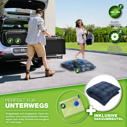 Tillvex® Poltrona Reclinabile Pieghevole Fino a 200Kg Lettino Parasole da Esterno per Giardino con Cuscino Resistente alle Intemperie Balcone, Giardino & Terrazza Lounge Esterno Regolabile con Imbottitura Spessa Poltrona Reclinabile Pieghevole Extra Larga