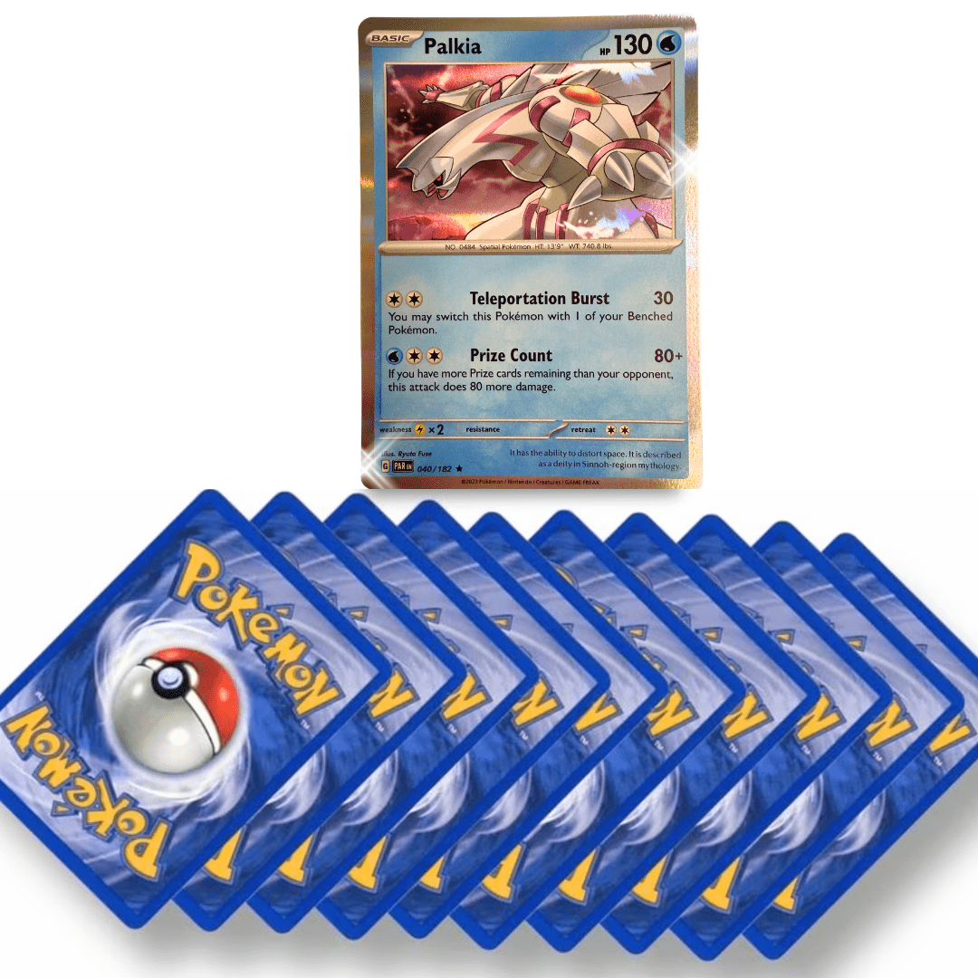 100 Carte Pokémon Inglese - Lotto di 100 Carte Ufficiali con Rare e Shiny