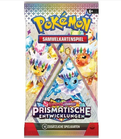 Pokémon Sviluppo Prismatico – 1 Mazzo Booster (Germano) | 10 Carte
