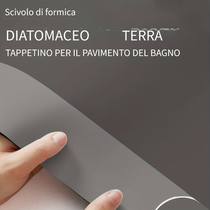 Tappetino da Bagno in Diatomite Super Assorbente - Asciugatura Rapida, Antiscivolo e Assorbente, Morbido e Comodo, Adatto per Bagno, Doccia, Lavanderia, Camera da Letto, Soggiorno, Ingresso, Cucina e Bagno Camper