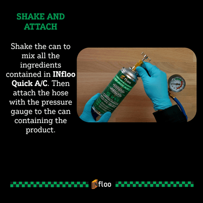 Infloo Set 5X QUICK A/C R1234Yf 5W1 Gas UV Sealer Asciugatore Refrigerante per Auto dal 2017 Anno Auto-Rifornimento Sistema di Aria Condizionata Raffreddamento Rapido, Rimozione dell'Umidità e Sigillatura del Sistema in un Pacchetto