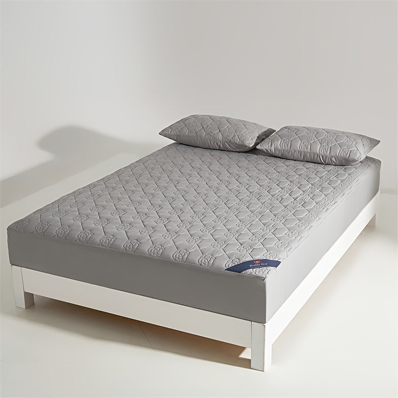 1 Protezione Materasso Impermeabile Comfort, Morbida e Traspirante con Tecnologia Soundwave, Lenzuolo con Angoli Impermeabile, Coprimaterasso Tinta Unita Silenzioso, Adatto per Appartamenti, Camere da Letto, Hotel, Stanze per Ospiti e Dormitori Studentesc