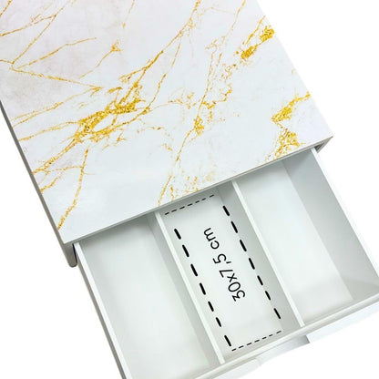 Cecaro Group Porta Cialde in Bambù con Cassetto (3 Scomparti) – Organizer Elegante per Cialde, Capsule e Tisane