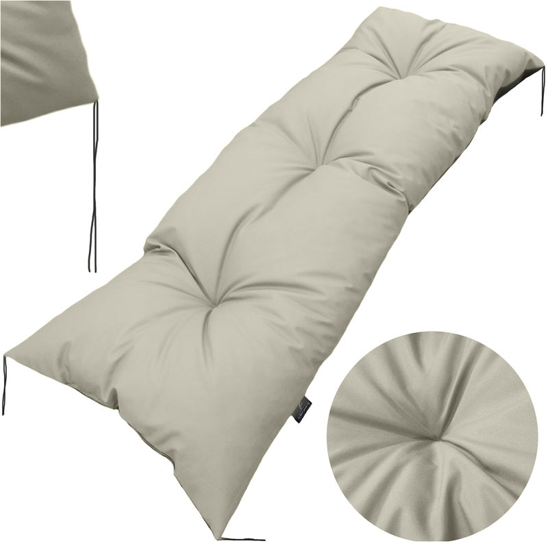 Cuscino da giardino per sedia a dondolo 120X40 cm, materiale impermeabile resistente a tutte le condizioni atmosferiche per terrazza, giardino, soggiorno - Compatibile con sedie, sedie a sdraio, sedie - Facile da pulire, accessori per mobili da esterno, c