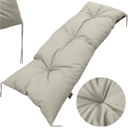 Cuscino da giardino per sedia a dondolo 120X40 cm, materiale impermeabile resistente a tutte le condizioni atmosferiche per terrazza, giardino, soggiorno - Compatibile con sedie, sedie a sdraio, sedie - Facile da pulire, accessori per mobili da esterno, c