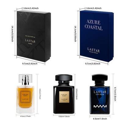[Profumo di una Settimana] Confezione Regalo di Colonia da Uomo, 1 Flacone, 55ML/50ML, Fragranza di Sandalo e Muschio, Copre l'Odore Corporeo, Contrasta Diversi Sensi dell'Odore per una Settimana, Fai Sentire Romantico, Sorprendente e Affascinante, Natale