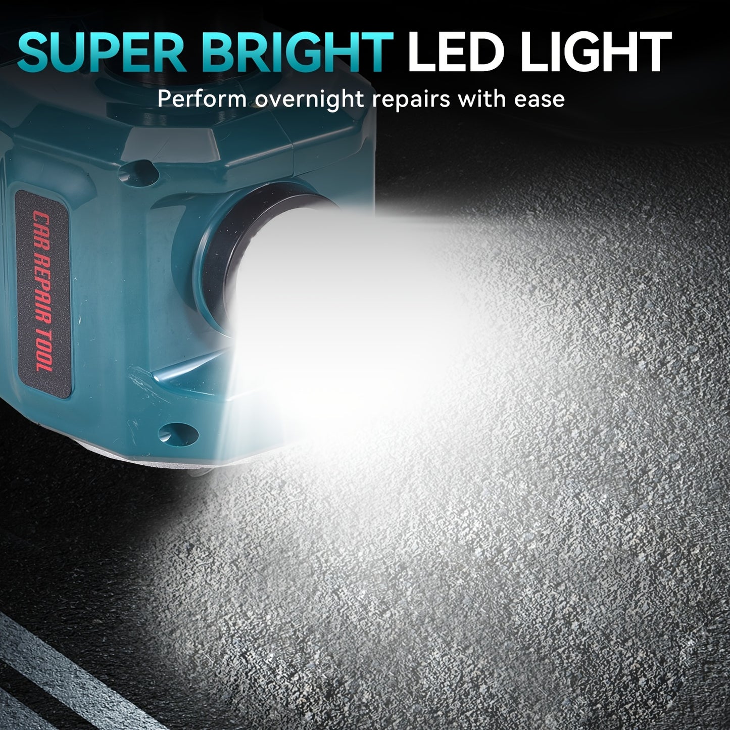 Cric idraulico da 5 tonnellate con pompa gonfiabile e luce LED, martinetto idraulico elettrico per auto 12V, escursione di sollevamento 14,5-53 cm, display digitale, martinetto da pavimento portatile per auto, SUV, berline, monovolume, camion, cambio gomm