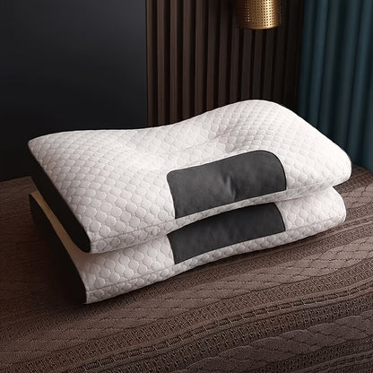 Confezione da 2 cuscini per biancheria da letto, cuscino sottile e morbido, inserto per cuscino multiuso, traspirante e ad asciugatura rapida per il sonno, morbido e durevole, cuscini comodi per camera da letto e soggiorno, adatto per l'uso in tutte le st