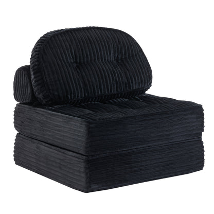 Divano Letto Pieghevole Pop Up, Disponibile in Configurazioni Singola o Doppia. Divano Letto Multifunzionale in Velluto a Coste, Ideale per Appartamenti Compatti, Balconi e Dormitori Studenteschi. Non Richiede Montaggio