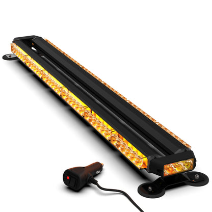 Barra LED Ambra da 38 Pollici Progettata per Camion e Veicoli da Costruzione Fuoristrada, Senza Batteria