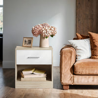 Beige naturale + bianco classico