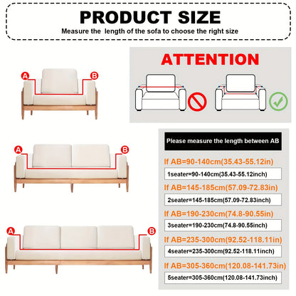 1 pz Copridivano Jacquard Foglia Artistica - Protezione Divano Elasticizzata Monoblocco con Pile Jacquard Elastico, Antiscivolo Adatto agli Animali Domestici, Lavabile in Lavatrice, Arredamento Moderno per la Casa, Protezione Mobili, Federa Decorativa, Te