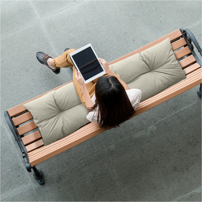 Cuscino da giardino per sedia a dondolo 120X40 cm, materiale impermeabile resistente a tutte le condizioni atmosferiche per terrazza, giardino, soggiorno - Compatibile con sedie, sedie a sdraio, sedie - Facile da pulire, accessori per mobili da esterno, c