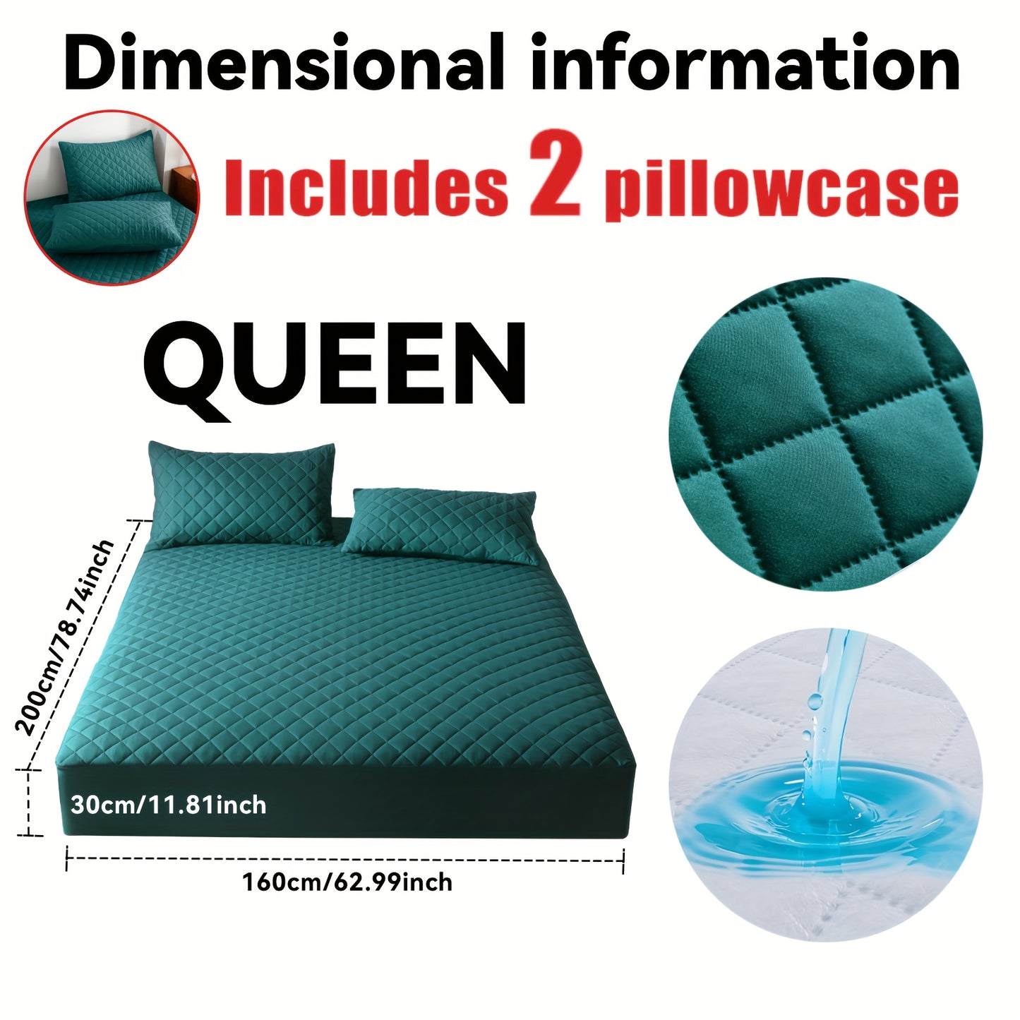 Set di lenzuola con angoli multicolore da 2/3 pezzi, protezione per materasso con lenzuolo con angoli, set completo antiscivolo, ideale per hotel, casa, camera degli ospiti, camera da letto, copertura completa