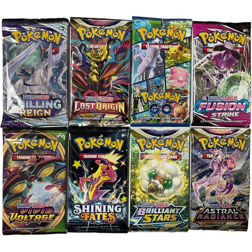 3x Pokémon Mystery Booster – Pacchetti Booster Originali in Inglese Casuali – Sigillati & Ufficiali