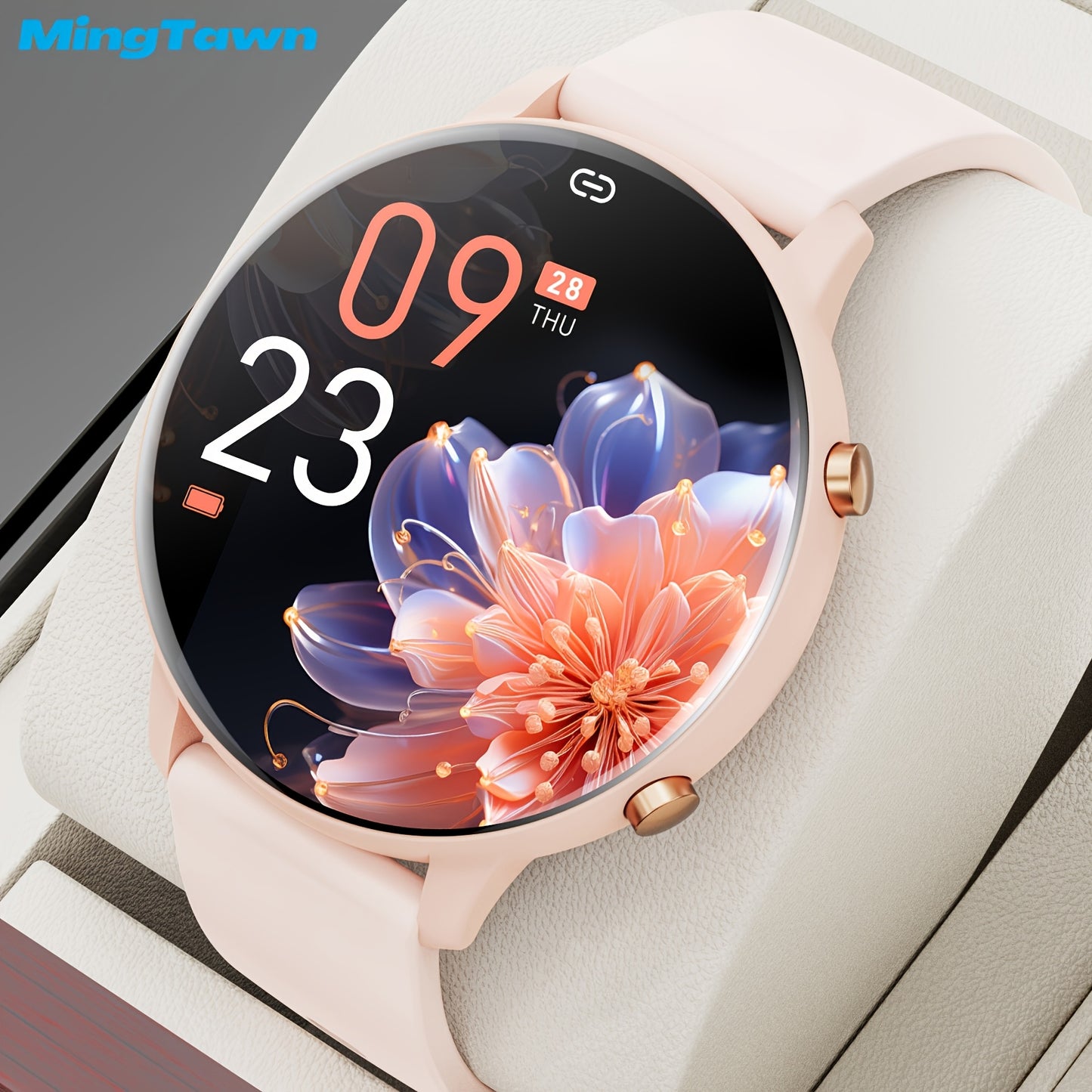 Smartwatch MINGTAWN per Uomo e Donna, Smartwatch con Schermo Touch HD da 3,53 cm e Chiamate Wireless (Rispondi/Effettua Chiamate), Oltre 100 Modalità Sportive, Monitor del Sonno, Tracker Fitness Multifunzione, Compatibile con iPhone e Android, Perfetto co