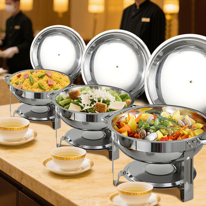 Buffet in Acciaio Inossidabile, Piastra Riscaldante per Riunioni Familiari, Banchetti, Hotel Commerciali, [Solo per Cucinare], Solo per