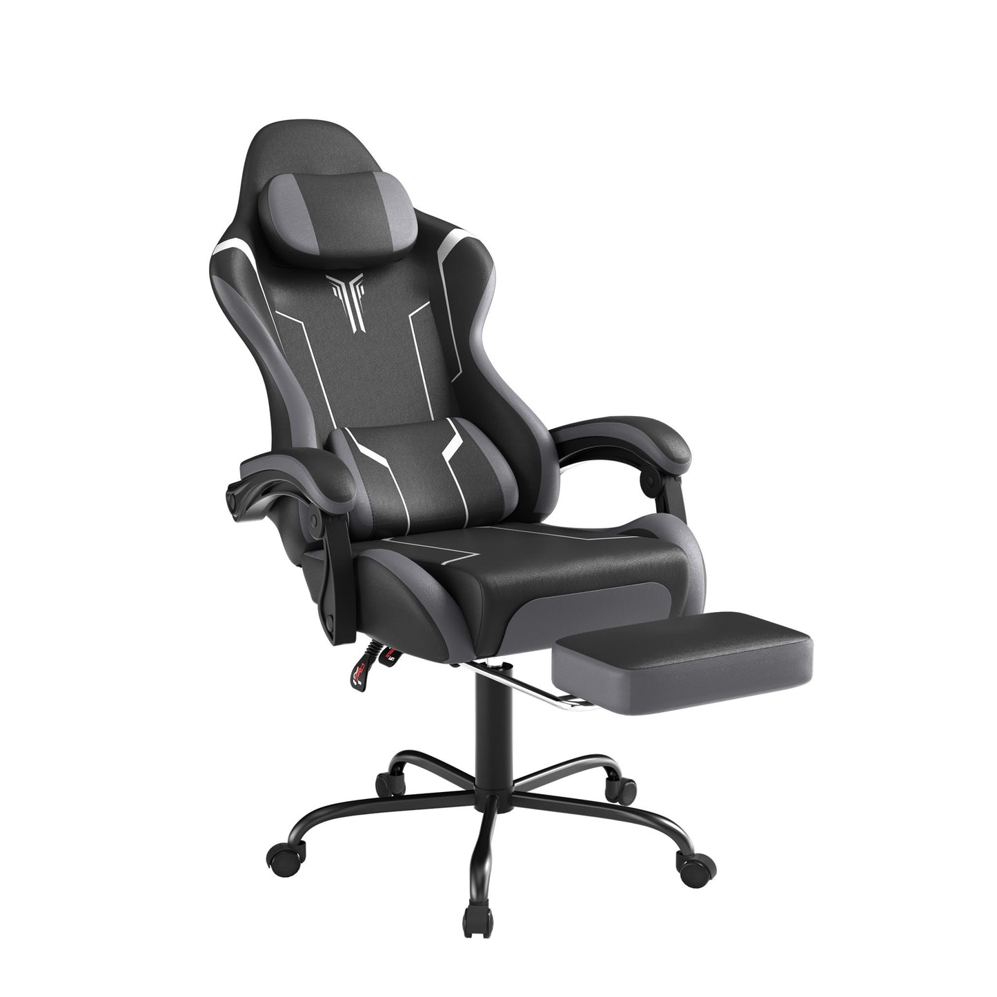 Sedia da gaming 150 kg, sedia da ufficio, sedia da scrivania da gaming con cuscino lombare e poggiatesta, sedia da gaming ergonomica regolabile in altezza, cinque colori
