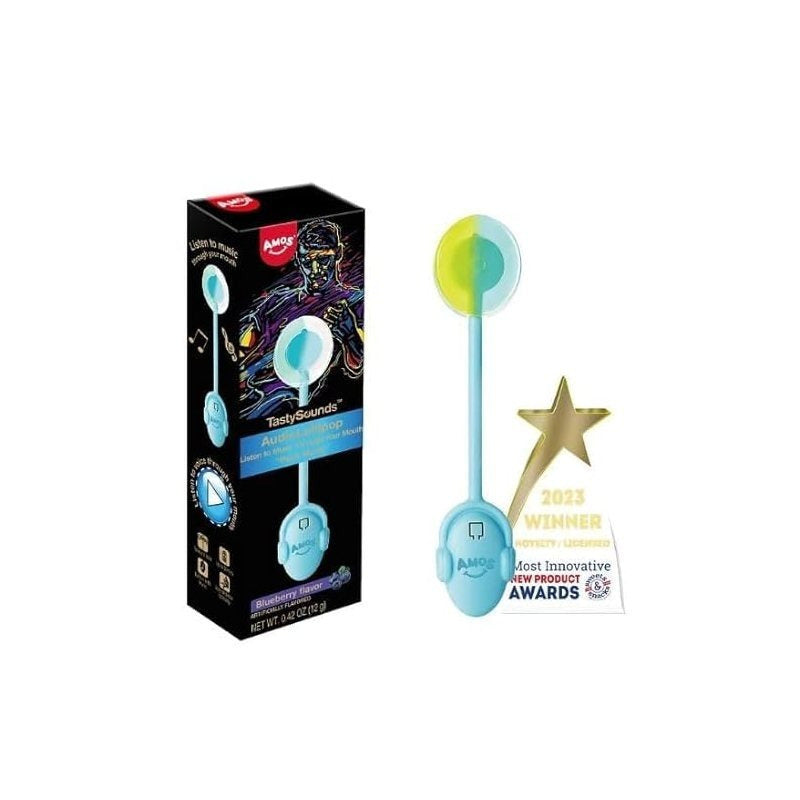Amos Audio Lollipops | Musica Gustosa Mangiabile in Diverse Fragranze | Sorpresa Dolce con un'Esperienza Unica