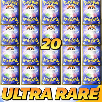 20 Carte Lucide Giapponesi TCG Pokémon EX - Ultra Rare
