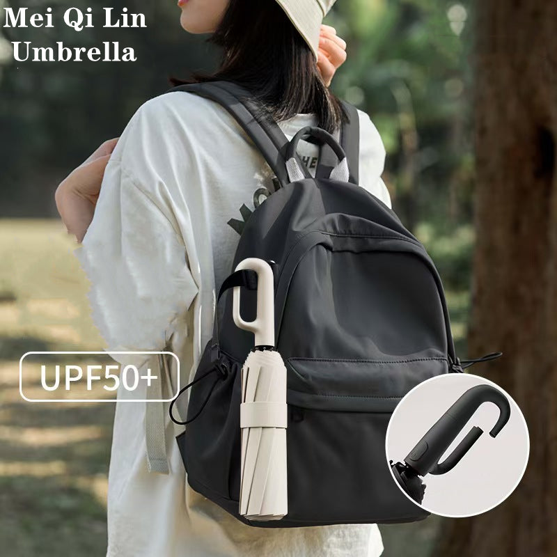 Ombrello pieghevole con fibbia completamente automatica, con protezione solare, specifiche 1 e 2 facoltative, adatto sia per uomini che per donne, ombrello da viaggio, con un diametro di 106 cm/41.2 pollici quando è aperto, robusto e durevole, ombrello di