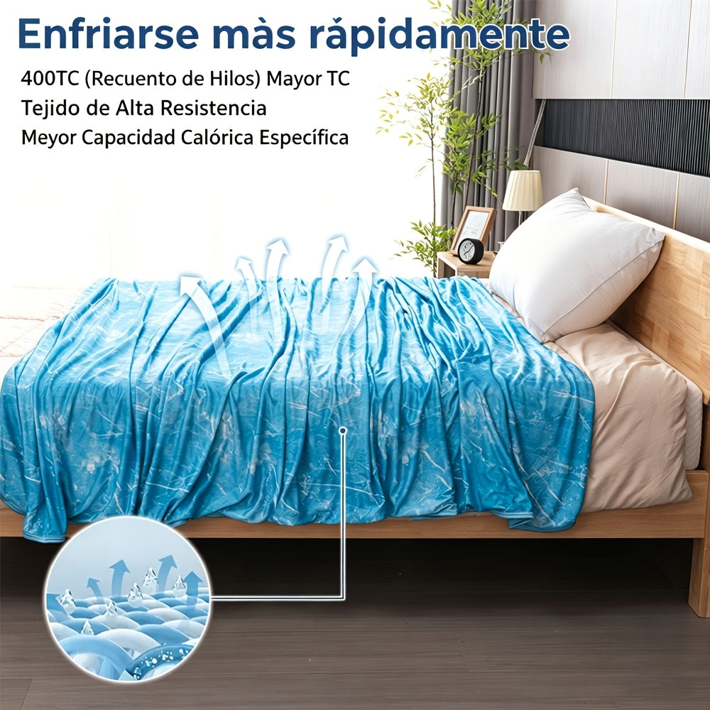 Coperte Rinfrescanti per Chi Suda - Coperta Estiva Sottile Leggera Traspirante Morbida a Doppia Faccia Coperta Potenziata per Letto Divano Sofà, Mantiene Fresco per il Sudore Notturno