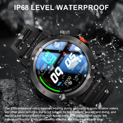 GWENLAND 2024 Smartwatch Avanzato | Oltre 100 Modalità Sportive, Altimetro LED, Previsioni Meteo, Schermo TFT, Corpo in Lega, Cinturino in Silicone - Regalo Perfetto per Appassionati di Outdoor