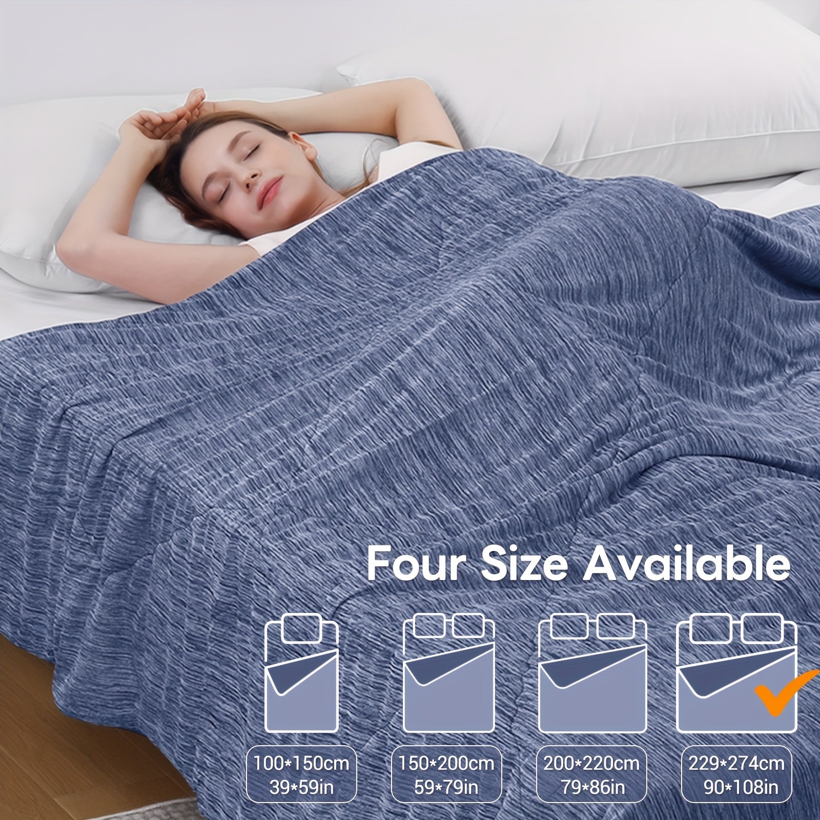 1 pz Elegear Coperta Rinfrescante Taglia, Trapunta Rinfrescante con Q-Max > 0.45 Fibra Rinfrescante Arc-Chill, Coperta Estiva Fresca per Dormire per Chi Sudore Notte e Chi Soffre del Caldo (100*150, 150*200, 200*220, 274*229)
