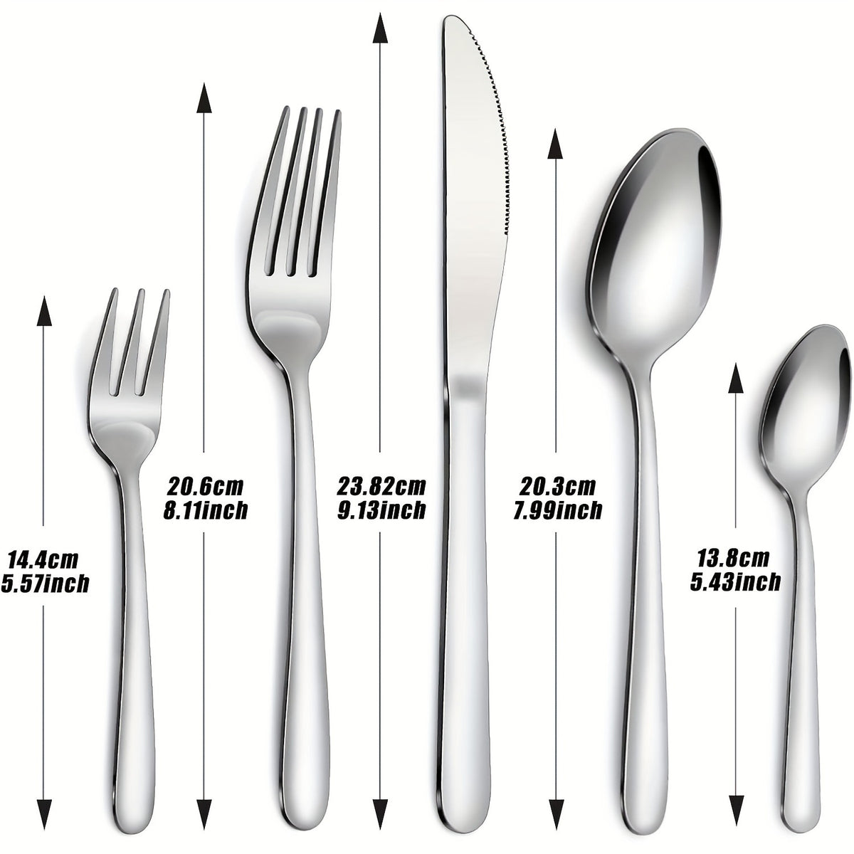 Forchette, argenteo per cucina e zona pranzo – vista dettagliata 3