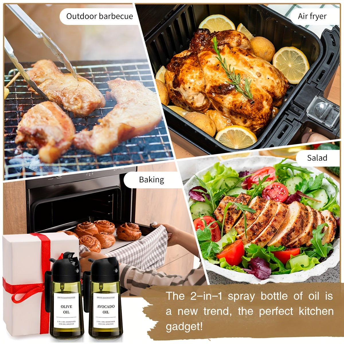Friggitrice ad aria, vetro per cucina e zona pranzo – vista dettagliata 8