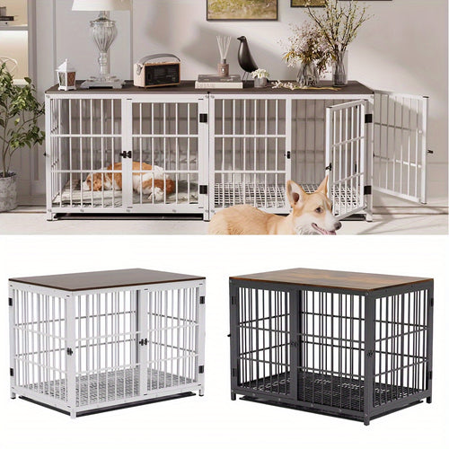 Gabbia per cani, legno per animali e casa – vista principale