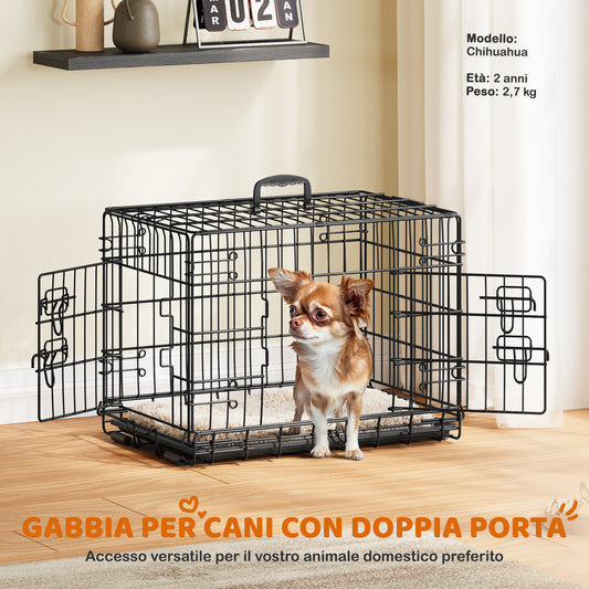 Gabbia per cani, pieghevole per animali e casa – vista principale