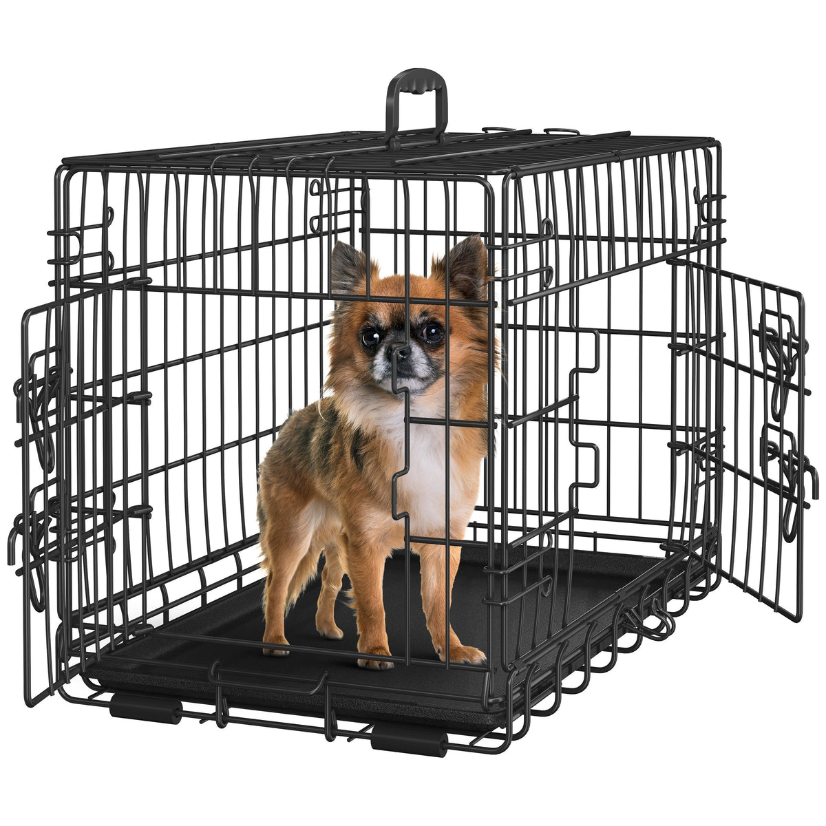 Gabbia per cani, pieghevole per animali e casa – vista dettagliata 2